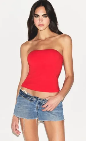 SKIMS Cotton Jersey Tube Top XS thumbnail 1