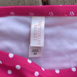 Victoria’s Secret Pink Polka Dot String Bikini Womens M Side Ties thumbnail 6