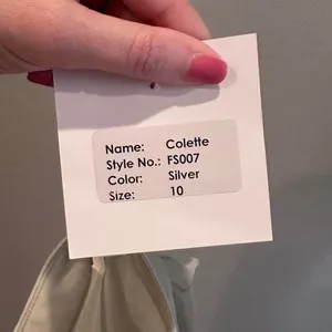 Queue Colette 100% Silk Textured Maxi‎ Skirt NWT 10 Silver Sage Formal Fairycore thumbnail 5
