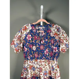 Harlow & Rose Floral Boho Tiered Midi Dress Cottagecore Prairie‎ NWT Medium thumbnail 3