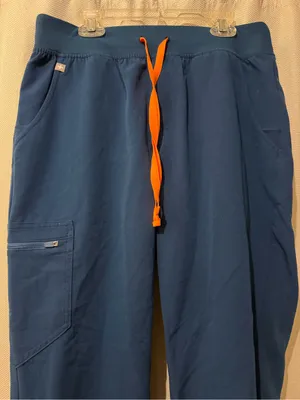 Figs Zamora Jogger Scrub Pants Deep Reef Blue Women’s Medical Uniform thumbnail 4