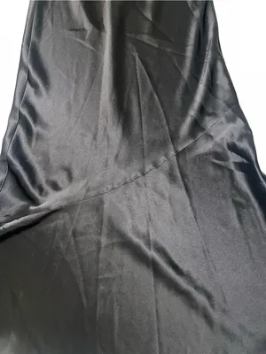 Alice + Olivia TERESE SLIP MAXI SKIRT IN BLACK thumbnail 6