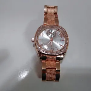 NEW BRONZE Crystal Lady Luxe Watch Stainless Steel Band Classic Quartz Time thumbnail 16