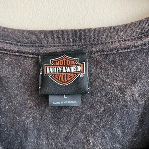 ✨ Harley Davidson Women’s‎ Black Brown South Dakota Top Large thumbnail 4