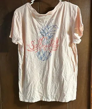 Womens Salt life shirt light pink thumbnail 2