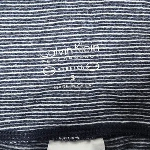 Calvin Klein Performance Athletic Fold Over Leggings Striped‎ Stretch Women's S thumbnail 3