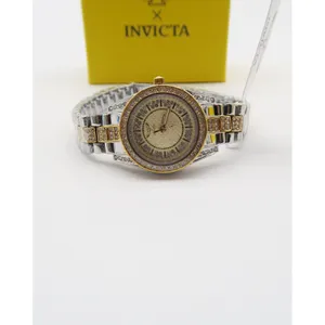 Invicta Wildflower Women's 32mm Two Tone Silver Gold Crystal Accented New In box thumbnail 8