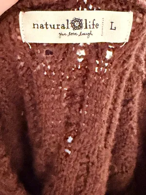 Natural Life Brown Oversized Sweater thumbnail 4