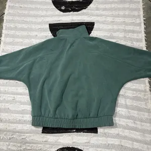 Lululemon Brushed Softstreme Full Zip Smoked Spruce Sz 6 Preppy Gorpcore Casual thumbnail 13