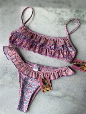 Strawberry Milk Mob Bikini Purple Size M thumbnail 1