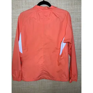 Nike Golf Storm-FIT Women Quarter-Zip Windbreaker Jacket Coral Orange Medium thumbnail 4