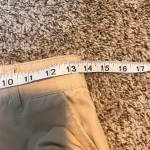 Forever 21 Cargo Pants‎ Womens S Tan Crop Wide Leg Raw Hem Utility thumbnail 4