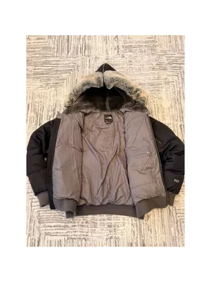 RARE The North Face women's medium 550 Blk down fill Winter puffer Bomber coat thumbnail 3