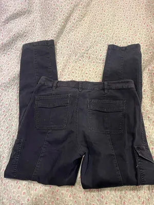 Deep Navy Straight Leg Pants Blue Size 28 thumbnail 2