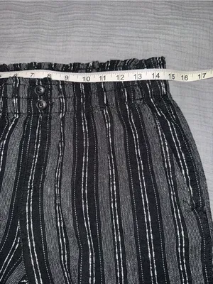Briggs New York Black and Gray Vertical Stripe Joggers thumbnail 7