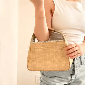 Vintage Victoria’s Secret Woven Floral Bag thumbnail 3