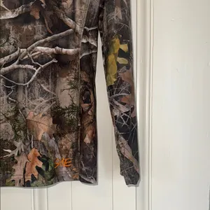 Camo Long Sleeve Tee Brown Size XS thumbnail 4