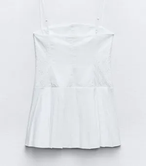ZARA Embroidered Dress thumbnail 8