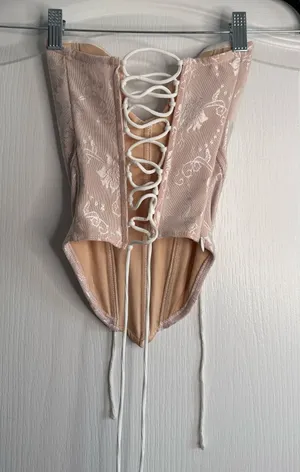Outcast Pink Corset Top XS thumbnail 1