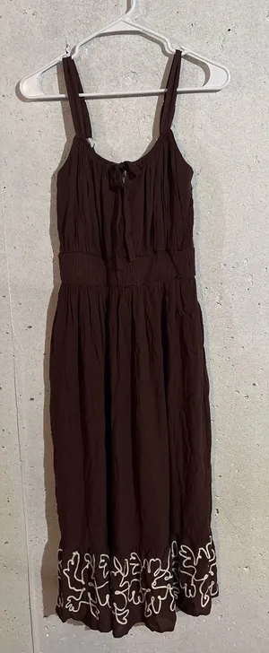 NWT Maurices Bare Embroidered Hem Midi Dress | Size: XS thumbnail 1