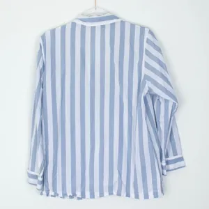 Victoria's Secret Womens Striped Button Pajama Top Size S Blue Lounge Sleepwear‎ thumbnail 7