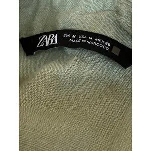 Zara Women's Green Long Sleeve Relaxed Fit Pocket Button Down Shirt Top Size M thumbnail 3