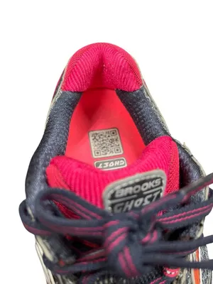 Brooks Ghost 6 wms black red walking running sneakers sz 8.5B SKU 10-705 thumbnail 9