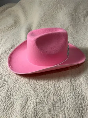 Pink Girls' Cowboy Hat with Rhinestone Tiara Accent thumbnail 4