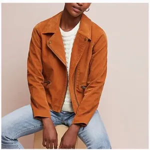 Anthropologie Biddle Moto Jacket Faux Suede thumbnail 2