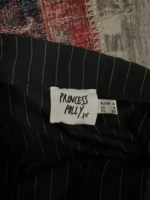 princess polly navy & white stripped trousers thumbnail 7
