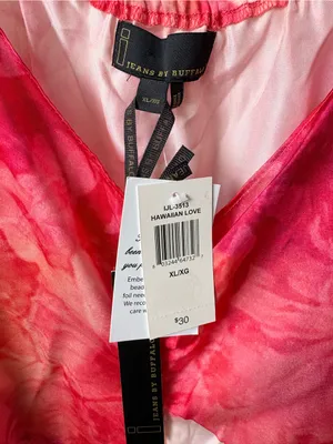 Buffalo Jeans by NWT Pink Floral Cami Tank Top XL Adjustable Straps thumbnail 4