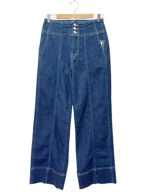 NWT PILCRO Anthropologie Jeans Sz 27 High Rise Wide Leg Trouser Contrast Stitch thumbnail 2