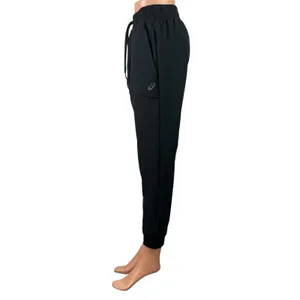 Asics Women's Black High Rise Drawstring Workout Athletic Jogger Pants Size S thumbnail 2