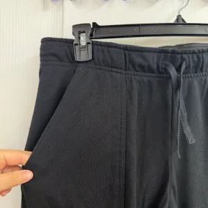 Sport‎ Tek black pull on jogger cotton blend active fleece lined sweatpants L thumbnail 2