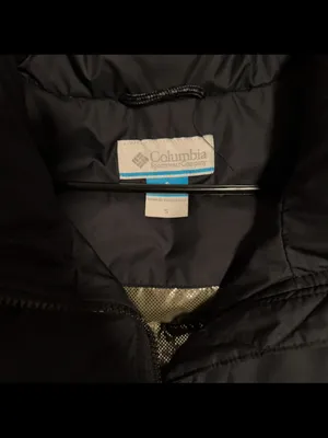 Columbia Olive Green Puffer Jacket with Black Yoke thumbnail 4