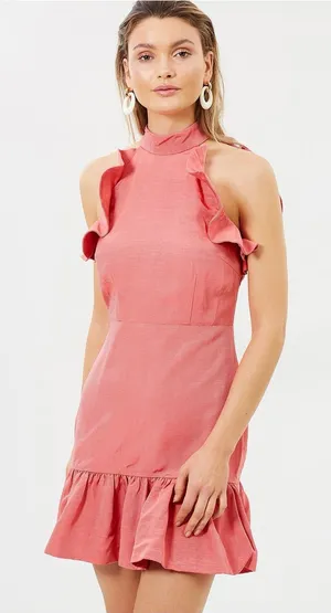 Elliatt Pink Mini dress size small thumbnail 1