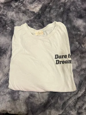 White to Pink Ombre Butterfly 'Dare to Dream' Tee thumbnail 2