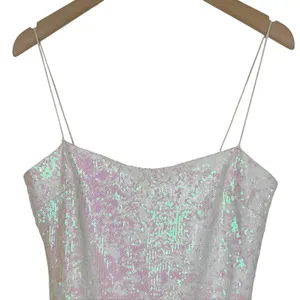 Likely Reese Sleeveless Mini Dress in Iridescent Sequin Size 2 thumbnail 4