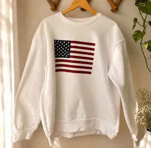 SheIn American Flag Sweatshirt thumbnail 1