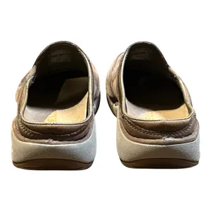Merrell Primo Scoop Mules Womens 7 Brown Nubuck‎ Leather Slip On Clogs Comfort thumbnail 4