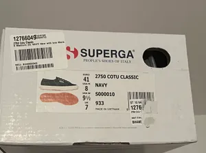 Superga 2750 Cotu Black White Sneaker thumbnail 6