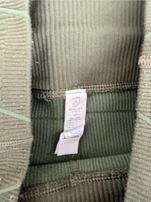 aerie Olive Ribbed High-Waist Bike Shorts thumbnail 4