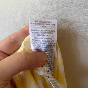 Edikted Butter Yellow & White Gingham Milk Maid Coquette Mini Bodycon Dress thumbnail 6