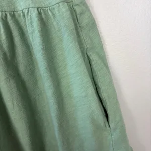 Gap T-Shirt Dress Green Crewneck Short Sleeve Tiered Skirt Side Pockets Size XS thumbnail 8
