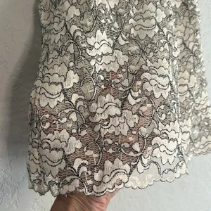 Zara Lace Sleeveless Top Sheer Peter Pan Collar Victorian Romantic Modest thumbnail 7