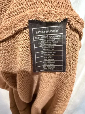 Steve Madden Brown Fringe Knit Dress Size S thumbnail 4
