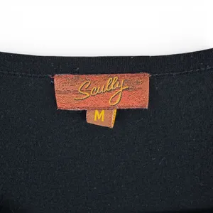 Scully Womens Black Floral Embroidered Bell Sleeve Boho Western Blouse Medium thumbnail 4
