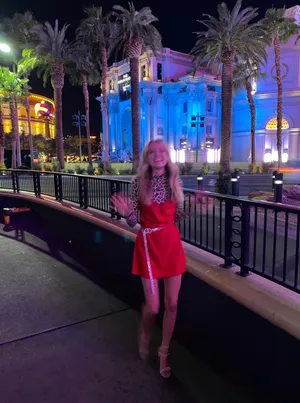 Nasty Gal Red Slip Dress thumbnail 2