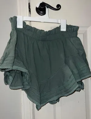 Aerie Green Ruffle Skort thumbnail 4