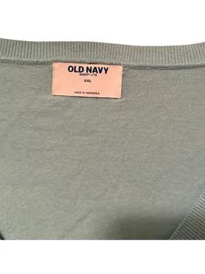Old Navy Light Blue V Neck Sweater thumbnail 2